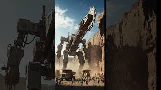 The Giant That Builds Worlds Hyper-Realistic Construction Mech In Action