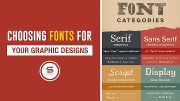 WHAT TYPEFACES OR FONTS TO CHOOSE FOR YOUR GRAPHIC DESIGNS