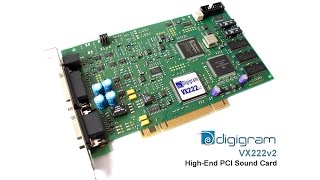 Digigram VX222v2 PCI sound card SONAR X1 - Superteclados.com