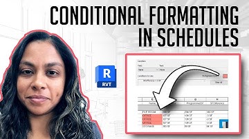 Revit Schedule Tutorial - Conditional Formatting with Purvi Irwin | Clip