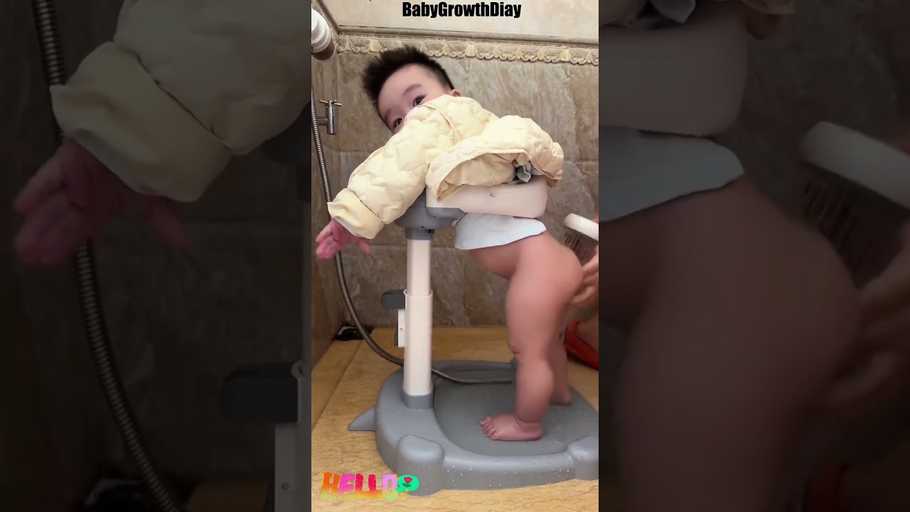 Tired Of Bath Time Struggles Try The Baby Standing Shower Shorts