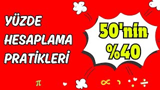 Yüzde Hesaplama Nasıl Yapılır? Kolay Adımlarla Öğrenin! Kısa Özet