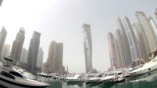 Canal city along the Dubai Marina