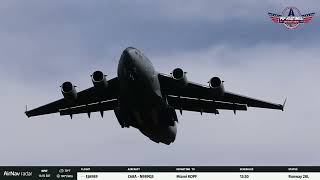 MILITARY JETS KC-135 and C-17 FLYING@PIT | DIVERSIONS AND HEAVIES PLANE SPOTTING PITTSBURGH