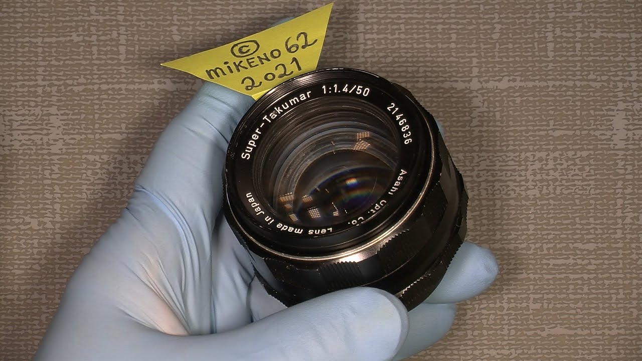 How to adjust lenses to use with adaptor Super-Takumar 1:1.4 / 50
