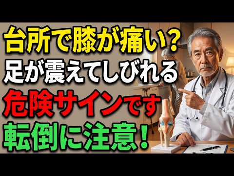 【65歳以上】料理中に足が震える・ふらつく人は要注意｜転倒を防ぐ3つの筋肉
