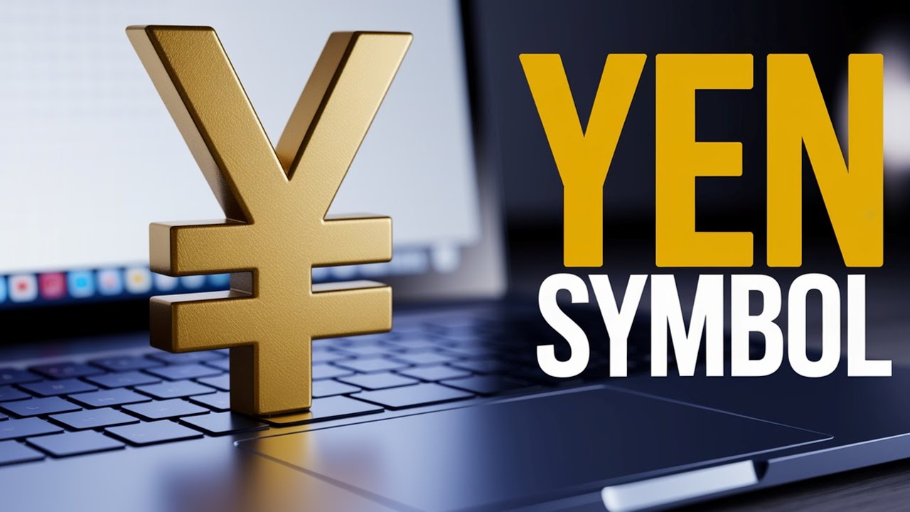 how to type yen sign | how to type yen symbol in laptop - YouTube