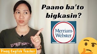 Commonly Mispronounced English Words (PART 2) || Paano bigkasin ang Merriam-Webster