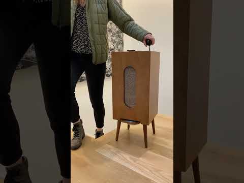 Modern dog feeder.