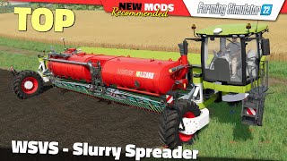 FS22 ★ NEXAT - Slurry Spreader - Farming Simulator 22 New Mods Review 2K60