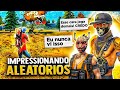 ELES NUNCA VIRAM ESSA JOGABILIDADE NO FREE FIRE 😧 - IMPRESSIONANDO OS ALEATORIOS 🔥