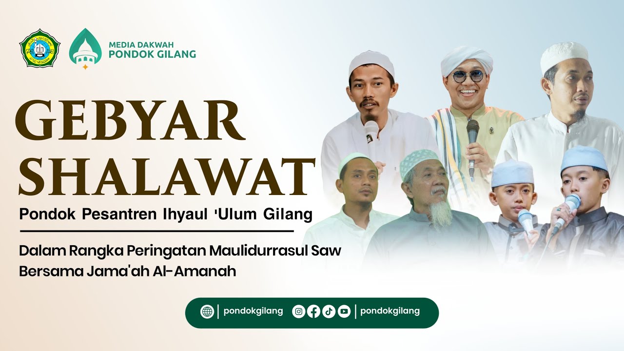 🔴 Gebyar Sholawat Pondok Pesantren Ihyaul 'Ulum Gilang Dalam Rangka Peringatan Maulidurrasul SAW.