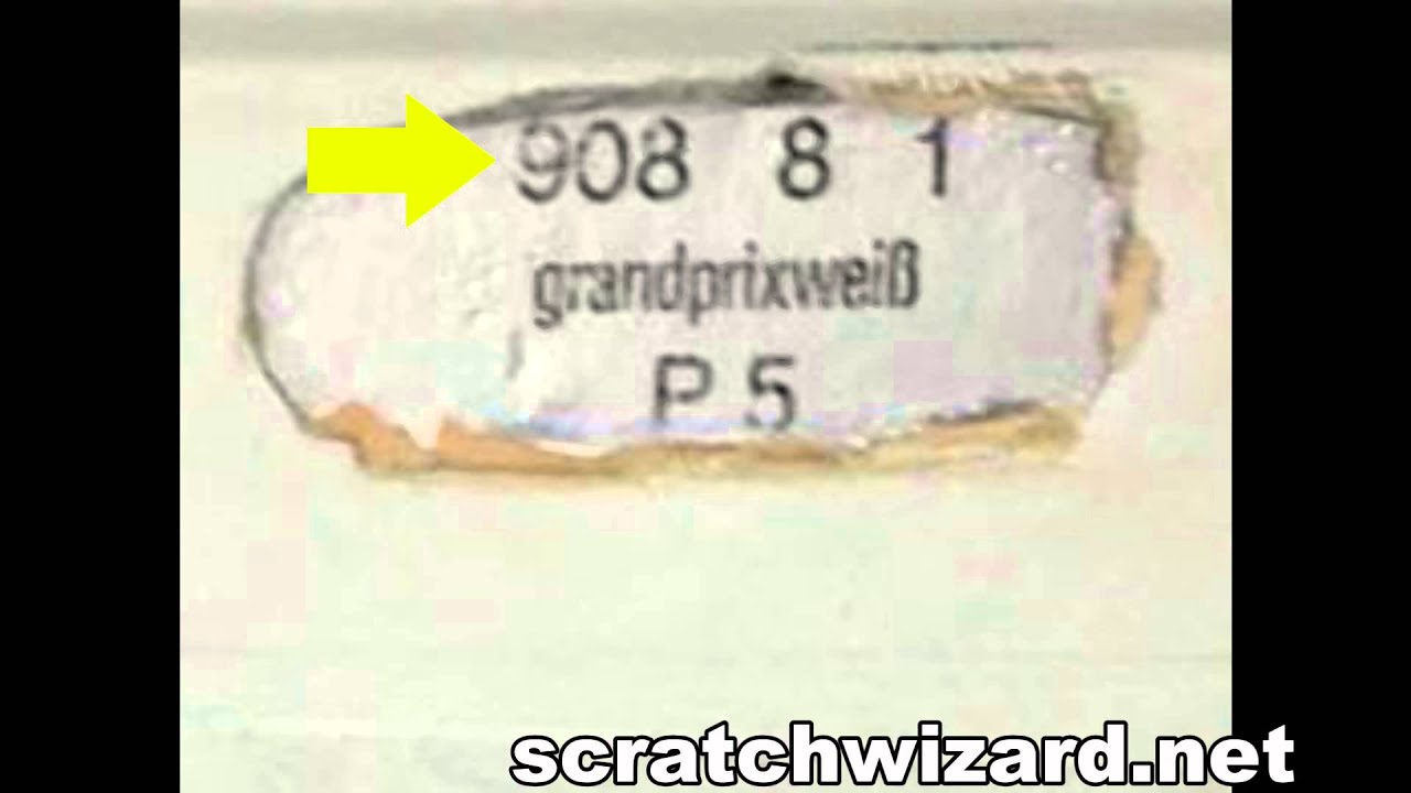 How To Find Your 80s Porsche Paint Code