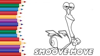 Smoove Move Turbo coloring| kolouring| coloring for kids 🌈 kids coloring book 