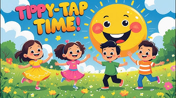 Tippy-Tap Time | Fun Action Song for Kids | Morning Dance Song to Start the Day