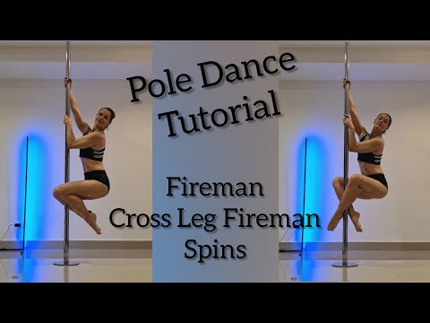 Pole Dance Tutorial - Fireman / Cross Leg Fireman