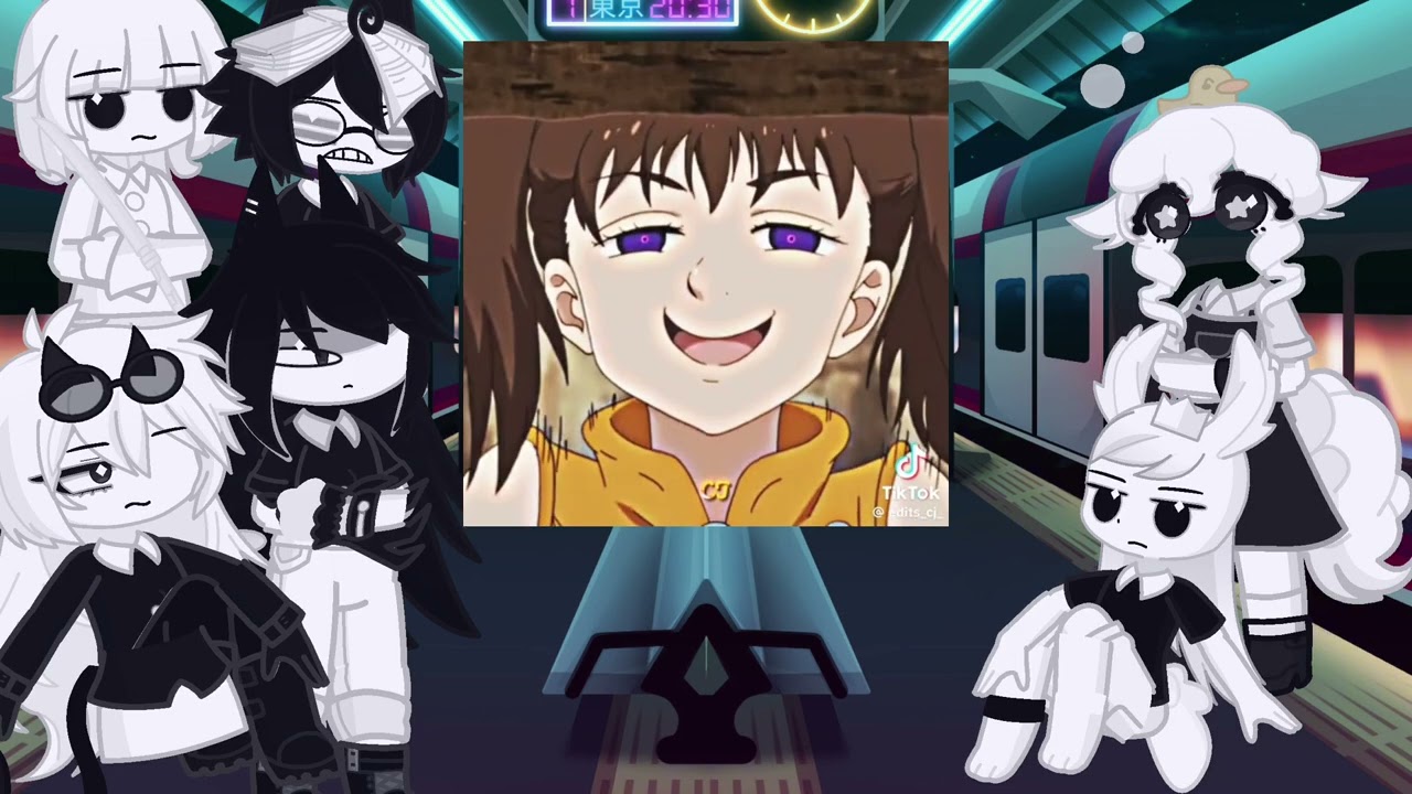 Fundamental paper education react to diane | Meliodas | seven deadly sins | gacha life