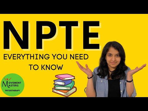 What is NPTE? How to prepare for NPTE? | PT student/ PT |