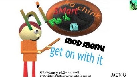 Winzar very clicbait house mod menu android port (Baldi basics mod)