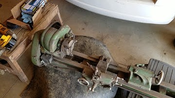 Atlas th48 metal lathe walk around restoration needs