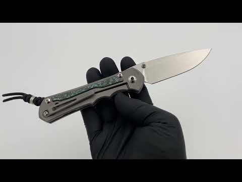 Chris Reeve Knives Large Inkosi - Teal Magnetic CarboTi - CPM MagnaCut - 2025 R1 Invitational