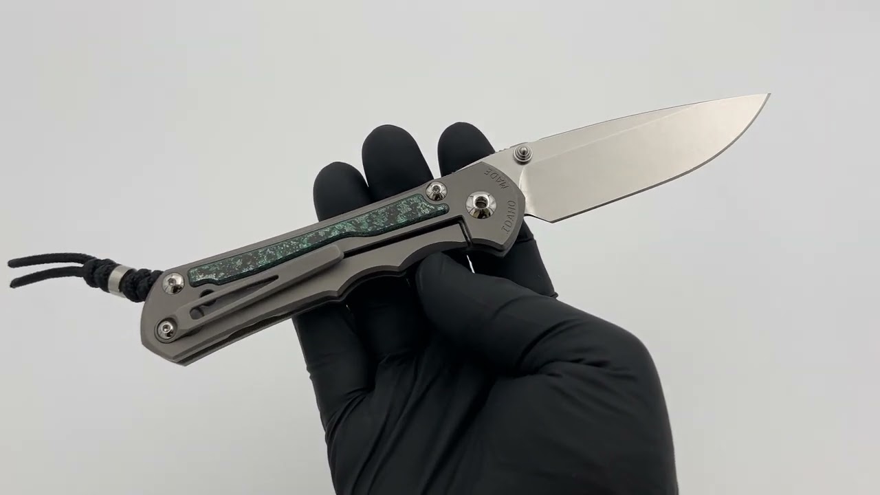 Chris Reeve Knives Large Inkosi - Teal Magnetic CarboTi - CPM MagnaCut - 2025 R1 Invitational