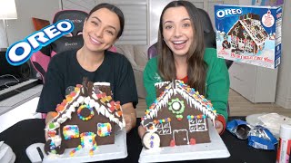 Oreo Gingerbread House Challenge! by Merrell Twins Live 192,739 views 3 years ago 16 minutes