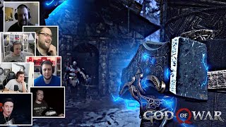 Реакция Летсплейщиков на Тора в God of War 4