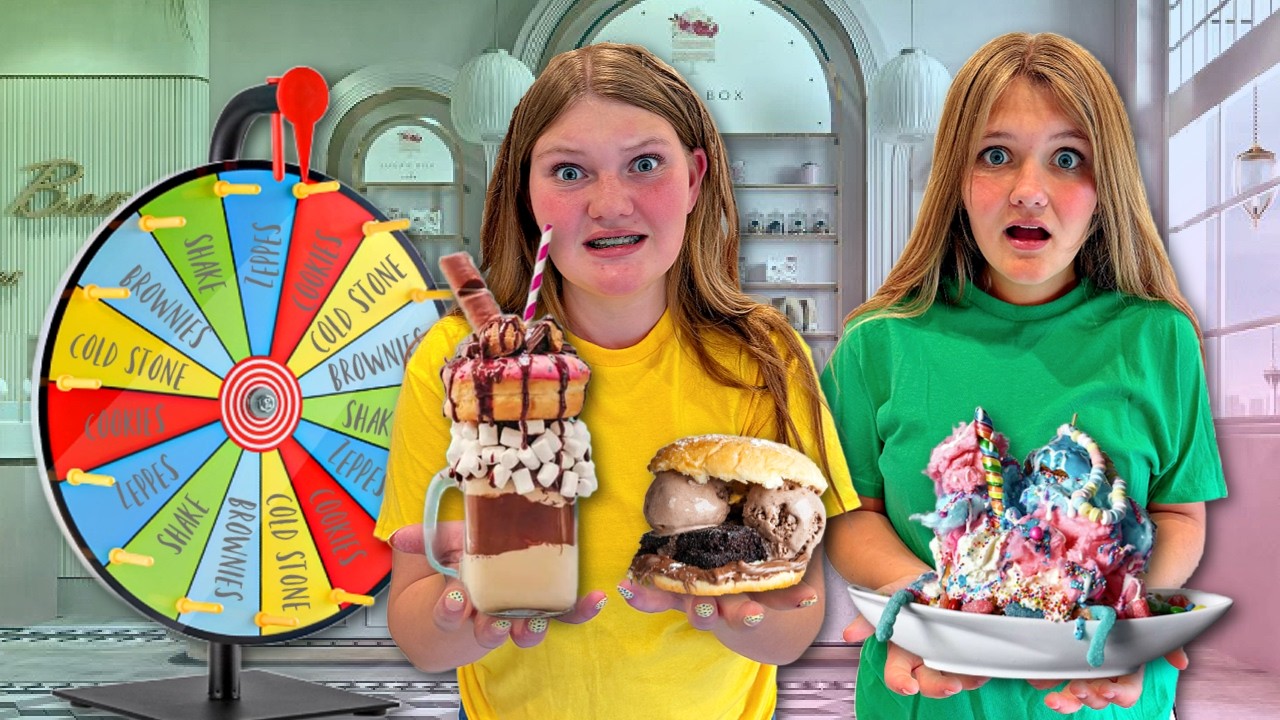 Mystery Wheel PiCKS our Dessert!