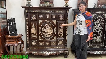 Chuyên hàng thủ công mỹ nghệ cao cấp : Tủ thờ 13 trám gỗ trắc-gỗ cẩm lai việt -gỗ gõ ta cẩn ốc xà cừ