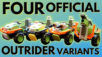 FOUR OFFICIAL Mongoose Outrider Variants! Halo Mega Construx 2023