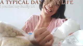 A TYPICAL DAY IN MY LIFE AS A 15 YEAR OLD *i pranked my family*