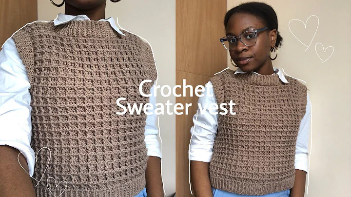 Learn to Crochet a Stylish Waffle Stitch Sweater Vest