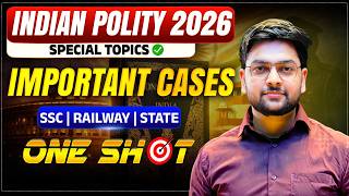 🔥 Important Cases for UPSI | Indian Polity For UP Police Constable 2026 By Jeet Rana Sir