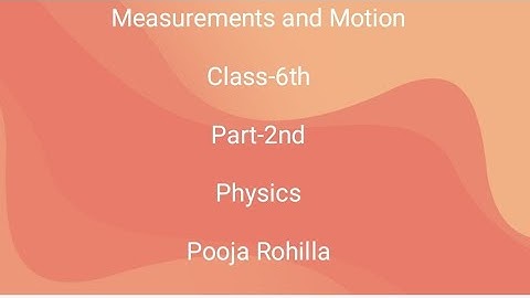 Pearson IIT foundation series class-6th,ch-1, Physics
