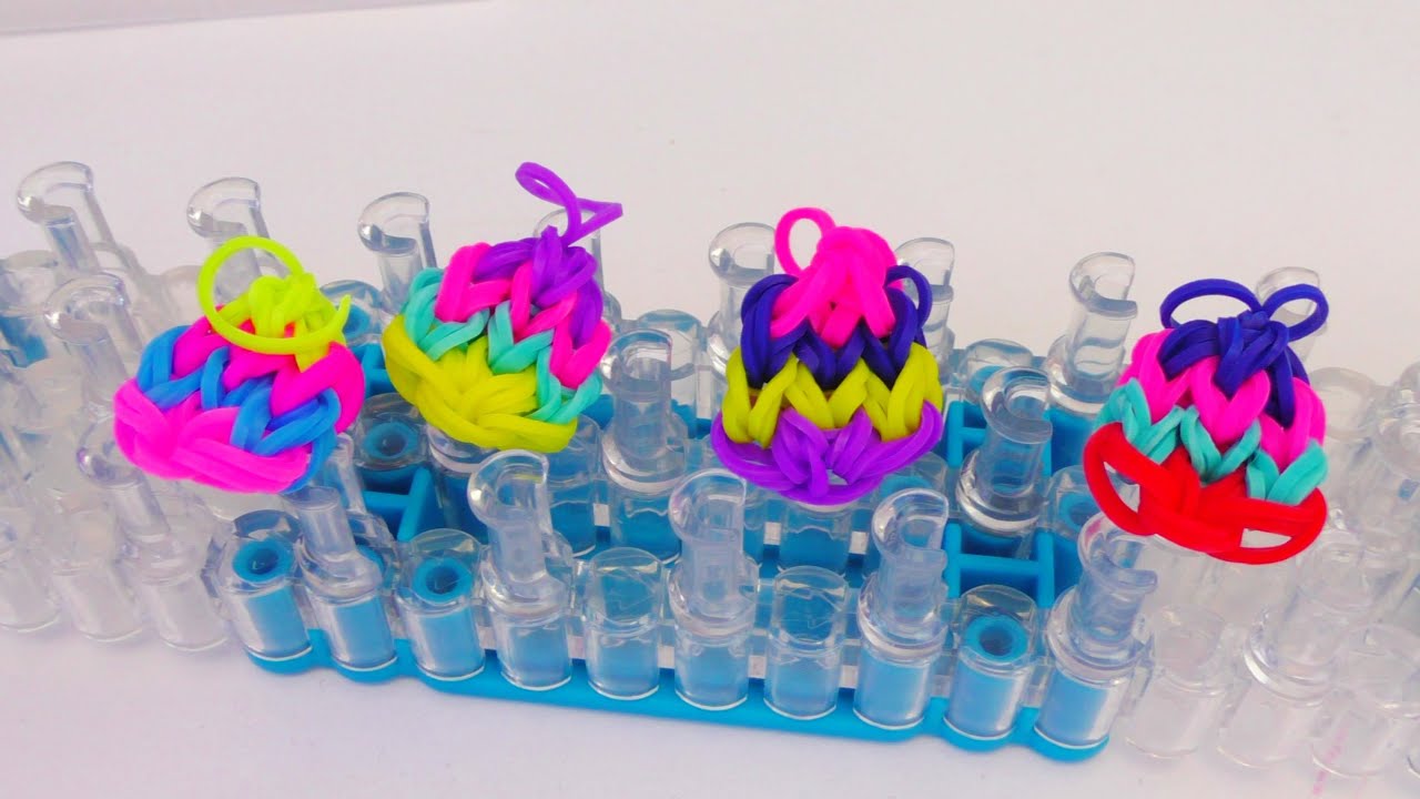Osterei Anhänger Loom Bands Easteregg Charm / Ei Anhänger auf dem Rainbow Loom | deutsch - YouTube