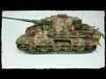 Tiger II / Maßstab 1/35 /  Bemalung und Verwitterung ( painting and weathering )