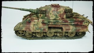 Tiger II / Maßstab 1/35 /  Bemalung und Verwitterung ( painting and weathering )