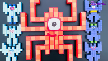 Op zoek naar Numberblocks Puzzel Tetris NIEUW 100 Ruimte ASMR | Numberblocks Bevredigende Video #87