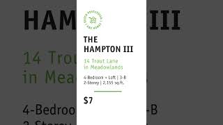 Available for Immediate Possession -  14 Trout Lane The Hampton III #realestate #newhome #realtor