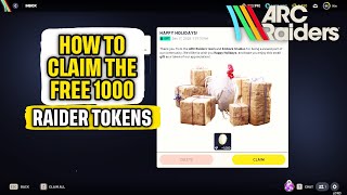 How to Claim the Free 1000 Raider Tokens From Arc Raiders Christmas Event Arc Raiders Quick Guide