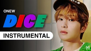 ONEW - DICE | HQ Clean Instrumental
