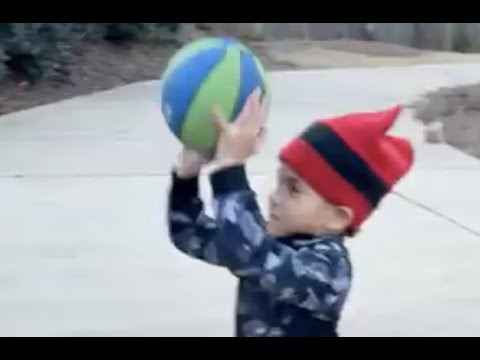 Shooting Hoops With My Grandson