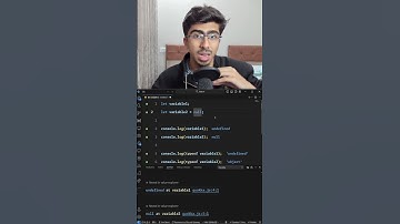 null vs undefined #javascript #typescript #webdevelopment #shorts