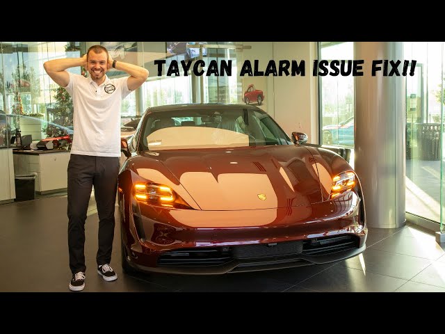 Does Your Taycan Alarm Keep Going Off?! Do This Simple Temporary Fix!