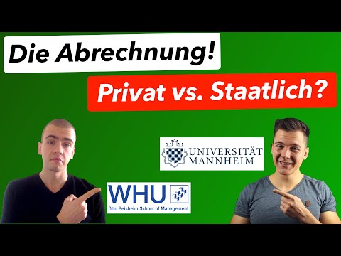 WHU oder Mannheim | Studienvergleich BWL | Privat, Staatlich, Target Uni?