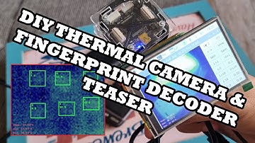 [X] Portable DIY Raspberry Pi Thermal Camera + Fingerprint Decoder Algorithm Teaser