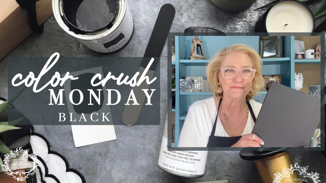 The Perfect Black Chalk Paint | One Step Paint | Amy Howard At Home