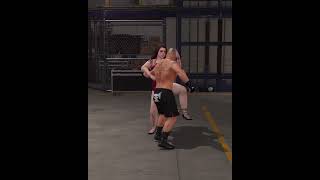 Lakshmi Shahaji vs Brock Lesnar in WWE 2K22 Backstage