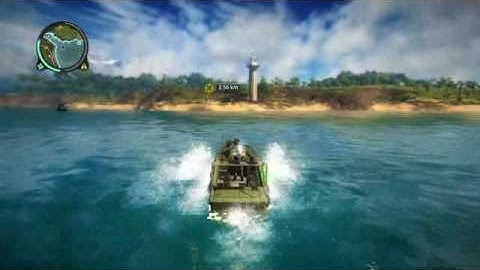 Just Cause 2 boat explosion